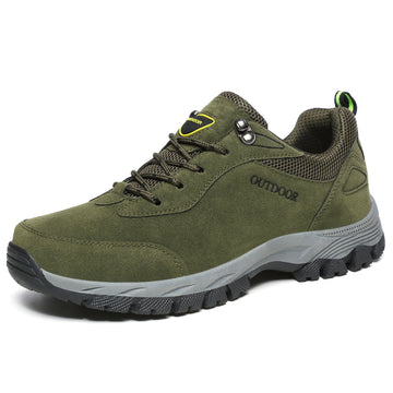 Men's Low Cut Lace-Up Orthopedic Hiking Shoes