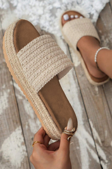 Women's Wedges Platform Espadrille Woven