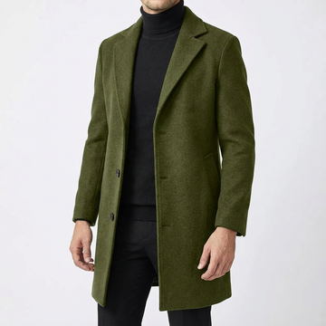 Men's Wool Overcoat Slim Fit