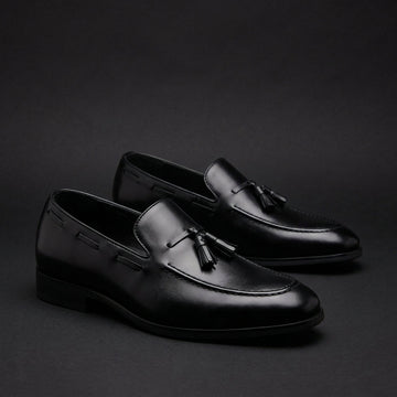Men's Leather Loafers Tassel