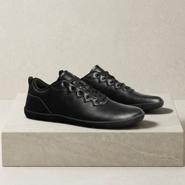 Men's Leather Sneakers Wide Toe Box