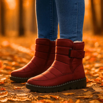 Women's Quilted Ankle Boots Fleece-Lined