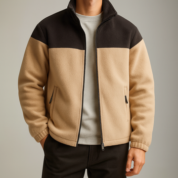 Men's Fleece Jacket Colour-Block