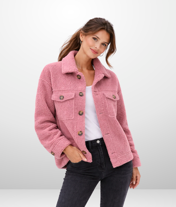 Women's Teddy Fleece Jacket Relaxed Fit