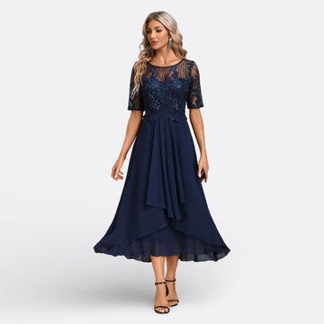 Women's Lace Midi Dress