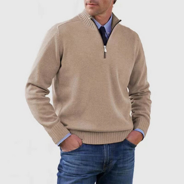 Men's Quarter Zip Sweater
