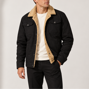 Men's Sherpa-Lined Trucker Jacket