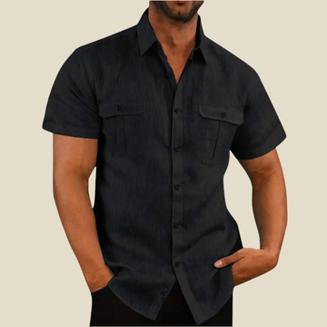 Men's Shirt Relaxed Fit Dual Chest Pockets