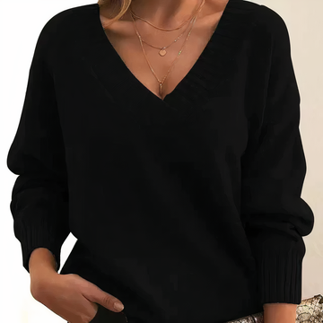 Women's Cashmere Sweater V-Neck