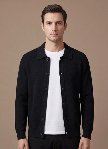Men's Long Sleeves Cardigan Relaxed Fit