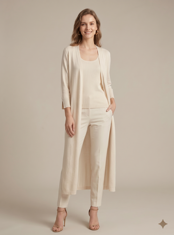 Women's Longline Cardigan Lightweight
