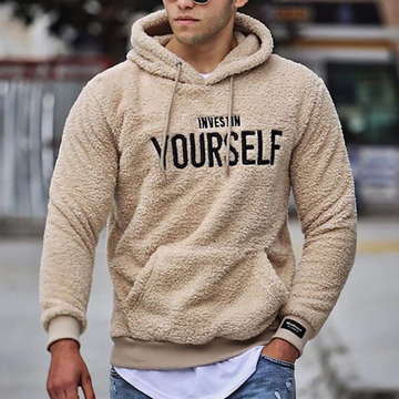 Men's Sherpa Hoodie Relaxed Fit