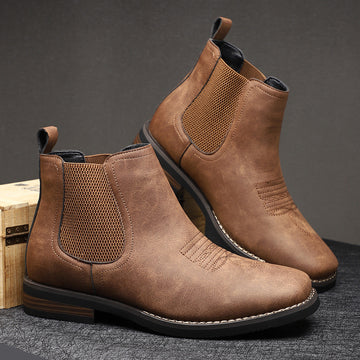 Men's Suede Chelsea Boots