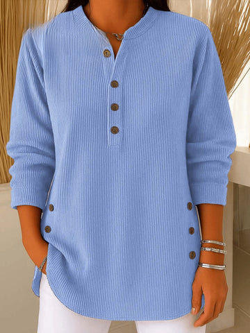 Women's Ribbed Tunic Henley