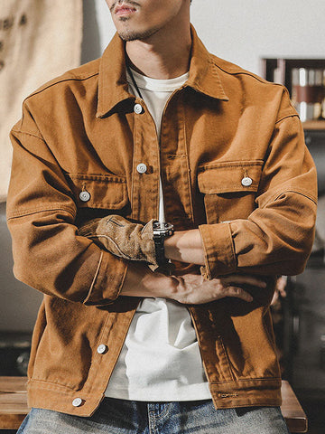 Men's Cotton Overshirt Relaxed Fit