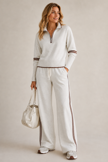 Women's Two-Piece Set Quarter Zip