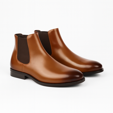 Men’s Classic Chelsea Boots – High Ankle Slip-On Design
