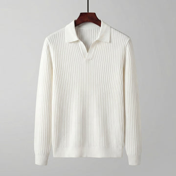 Men's Ribbed Polo Relaxed Fit