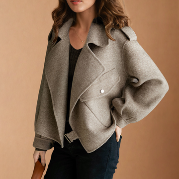 Women's Wool Jacket Cropped