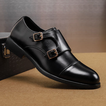 Men's Double Monk Strap Shoes