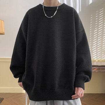 Men's Crew Neck Sweater Oversized