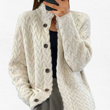 Women's Cardigan Cable Knit