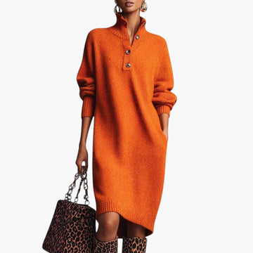 Women's Knit Oversized Midi Dress