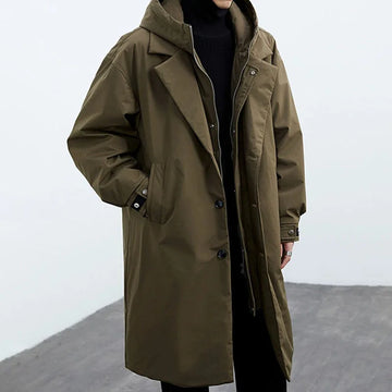 Men's Layered Parka Hooded