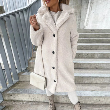 Women's Teddy Fleece Overcoat Oversized Fit