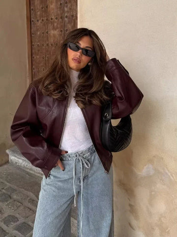 Women's Bomber Jacket Oversized