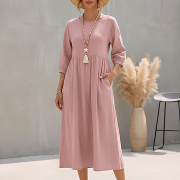Women's Midi Dress Relaxed Fit