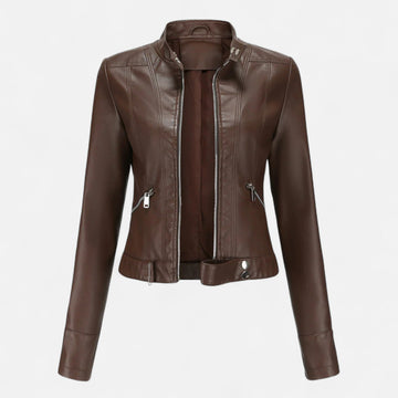 Women's Leather Jacket Fitted