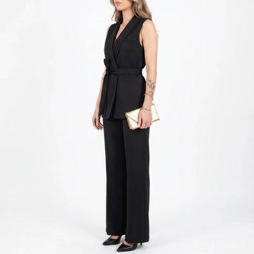 Women's Sleeveless Two-Piece Set Wide Leg