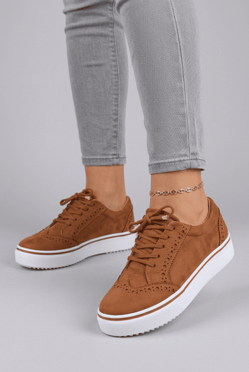Women's Suede Sneakers Platform