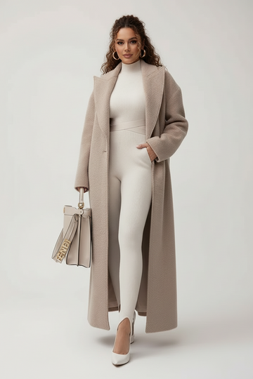 Women's Wool Overcoat Relaxed Fit
