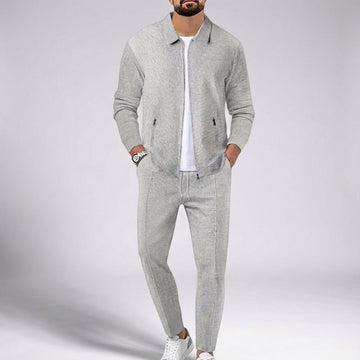 Men's Knit Two-Piece Set Relaxed Fit