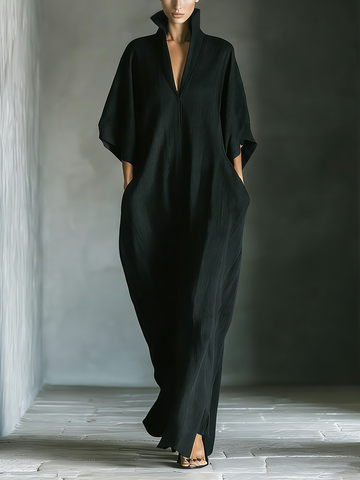 Women's Cotton Blend Maxi Dress Oversized