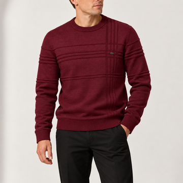 Men's Textured Knit Sweater