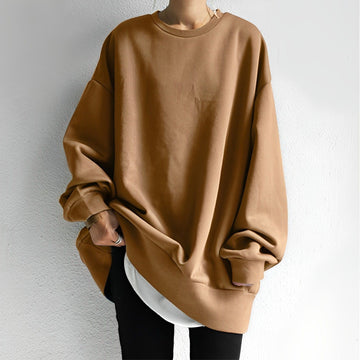 Women's Oversized Sweatshirt Crew Neck