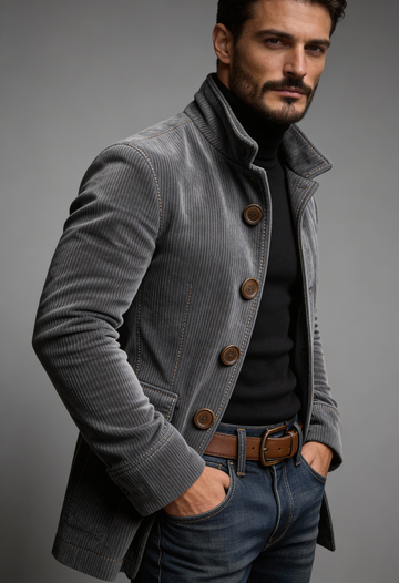 Men's Corduroy Bomber Jacket