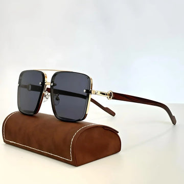 Men's Oversized Aviator Sunglasses