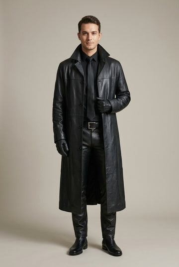 Men's Long Overcoat Relaxed Fit