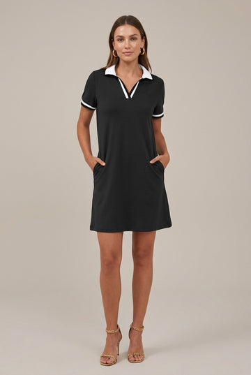 Women's Polo Mini Dress Relaxed Fit