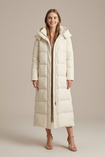 Women's Puffer Jacket Maxi Hooded