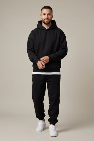 Men's Two-Piece Set Oversized Hoodie Joggers