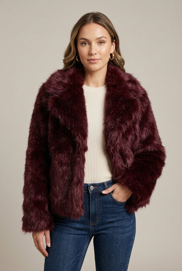 Women's Faux Fur Jacket Oversized