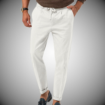 Men's Drawstring Straight Leg Chinos