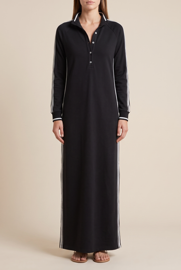 Women's Collared Maxi Dress Relaxed Fit