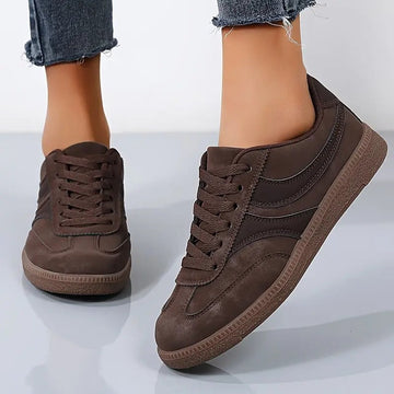 Women's Suede Sneakers Low-Top