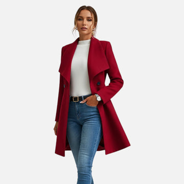 Women's Wool Overcoat A-Line